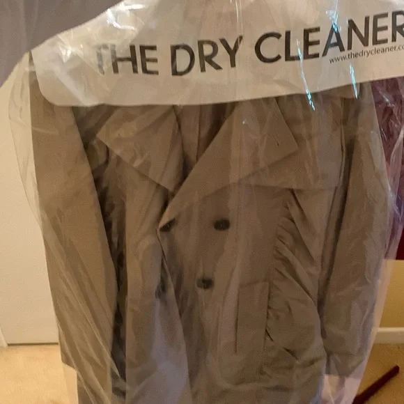 Black Rivet Lightweight Belted Trench Coat - Picture 3 of 14